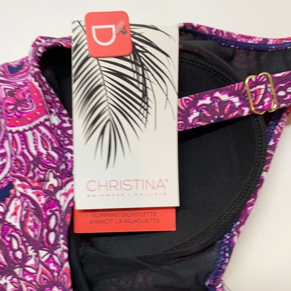 NWT Christina Mandala Printed One Piece swimsuit - Picture 5 of 5